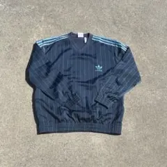 adidas アディダス ピンストライプ ウインドブレーカー　カットソー　即完売