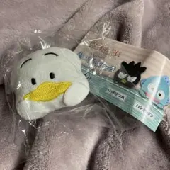 あひるのペックル はぴだんぶい つかまりぬいぐるみバッジ ガチャガチャ