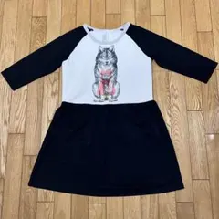 ヒグチユウコ　オオカミと赤ずきんの七分袖ワンピース