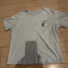 mofusand サメにゃん Tシャツ ライトブルー