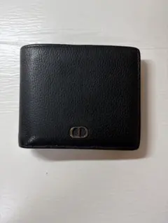 DIOR / CDicon バーティカル二つ折りウォレット 長財布 ブラック DIOR / CDicon バーティカル二つ折りウォレット 長財布 ブラック