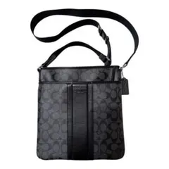 【COACH】ショルダーバッグ シグネチャー ブラック メンズ レディース