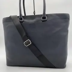 kuu:naru 様　コーチ　2way レザー　ビジネスバッグ　トートバッグ　紺