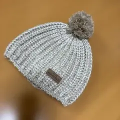 mont-bell ポンポン付きニット帽 ベージュM L