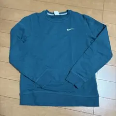 ナイキ スウェット トレーナー グリーン M 刺繍ロゴ