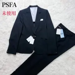 【新品未使用】PSFA パンツスーツ セットアップ フォーマル ネイビー Lのサムネイル