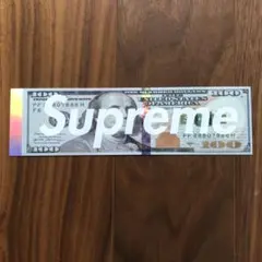 Supreme ホログラム100ドル札デザイン ボックス ロゴ ステッカー