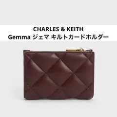 CHARLES & KEITH キルトカードホルダー キルティング カードケースのサムネイル