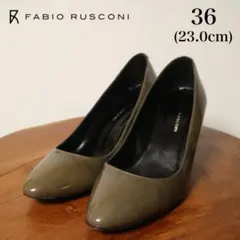 美品 FABIO RUSCONI パンプス イタリア製