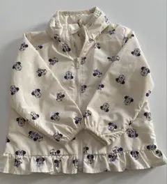 プティマイン ミニーマウス柄 ウインドブレーカー