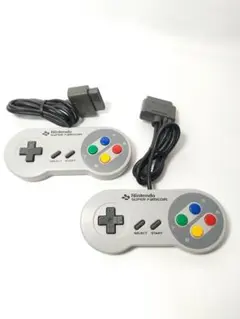 スーパーファミコン 純正 コントローラー 2個 動作確認済み 任天堂 SFC