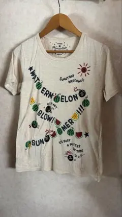 【廃盤品】rough 半袖Tシャツ スイカ