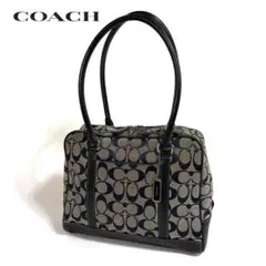 【美品】COACH キャンバス シグネチャー トートバッグ ビジネスバッグ