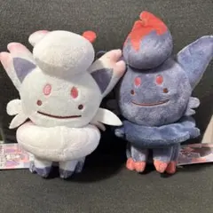 ゾロア ヒスイゾロア くっつきマスコット にたものどうし - メルカリ