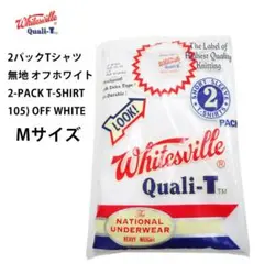 ホワイツビル 2パック Tシャツ 無地 WV73544 白 (Mサイズ) 新品