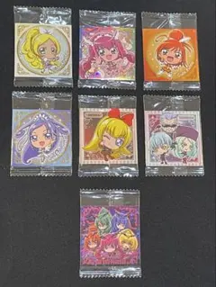 プリキュア ウエハースシール 7枚セット まとめ売り