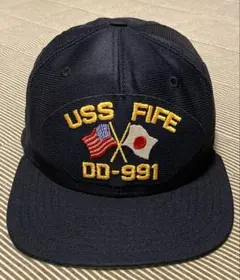 米軍実物 USN NAVY ユーティリティキャップ ナス紺 サイズ 7 1/2
