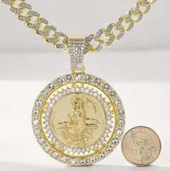 メキシコ 独立記念塔 黄金の天使 アンヘル ネックレス チェーン 50cm 