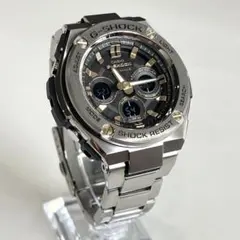 【極美品】CASIO G-SHOCK GST-W310　黒金　電波ソーラー　完備のサムネイル