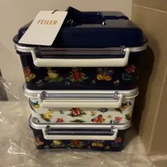 未使用 フェイラー ハイジ ランチボックス 3段 弁当箱 - メルカリ