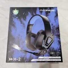 PHOINKAS H-7 ゲーミングヘッドセット - メルカリ