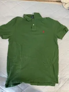 POLO RALPH LAUREN 緑色 M カスタムスリムフィット ポロシャツ
