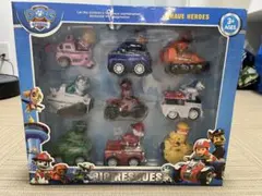 パウ・パトロール キャラクター車両セット 9台　ベーシック　おもちゃ