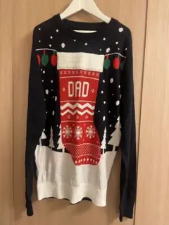 クリスマス　アグリーニット　DAD xs