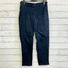 ボトムス ズボン パンツ 無地 バックウエストゴム 裾レース カジュアル グレー