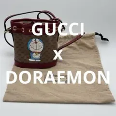 【極美品】グッチ×ドラえもん ミニバケット ショルダーバッグ マイクロGGのサムネイル