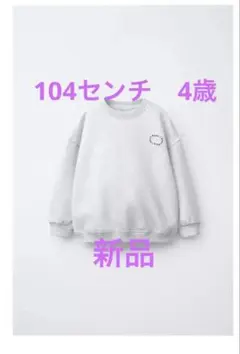 ZARA KIDS 裏起毛スウェット104センチ　グレー