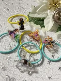 ディズニープリンセス ヘアゴム 5個セット