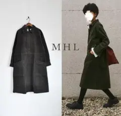 美品23AW MHL マーガレットハウエル ドライコットンコーデュロイワンピース 美品23AW MHL マーガレットハウエル ドライコットンコーデュロイ