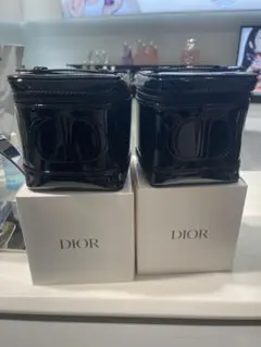 Dior ブラック ポーチ 2個セット