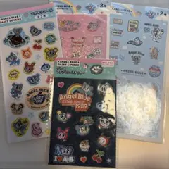 エンジェルブルー　エポキシシール　デニムシール　キラキラシール　セリアのサムネイル