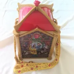 【ディズニー】ポップコーンバケット 美女と野獣 ストラップ付 タグ付 点灯確認済