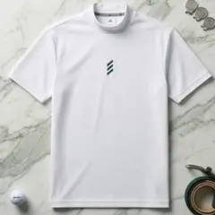 アディダス ゴルフ モックネック 半袖シャツ　Lサイズ