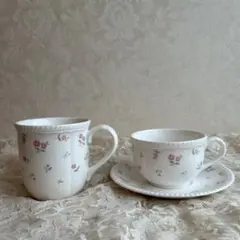 【新品未使用】 ノリタケ コベントリーローズ マグカップとカップ＆ソーサー