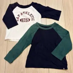 GAPbaby ラグランTシャツ 2枚セット 90cm 18-24months