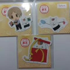 TSUTAYA限定 夏目友人帳ニャンコ先生ステッカー 3枚セット