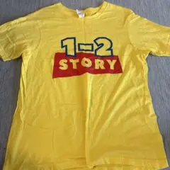 体育祭Tシャツ　1-2 STORY イエロー Tシャツ 半袖