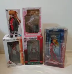 一番くじ 式波／惣流 アスカ ラングレー フィギュア 5点セット