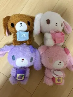 希少✴︎15cm×10cmぬいぐるみ✴︎シュガーバニーズぬいぐるみセット sanrio（サンリオ） シュガーバニーズ(くろうさ) ぬいどりドールS
