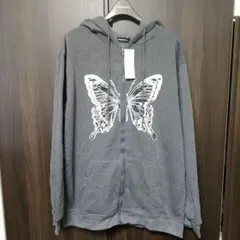 WEGO チャコール パーカー