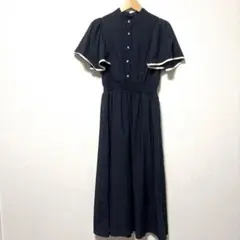 新品タグ付き　BLUEEAST （ブルーイースト）フレアケープスリーブワンピース