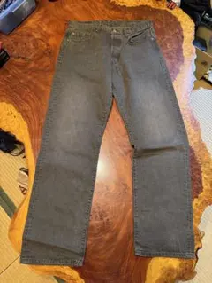 リーバイス501ブラックブラウン染めW34L32表記ほぼ未使用　2000年代品