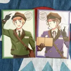 ヘタリアWorld★Stars 特典ポストカード イギリス フランス