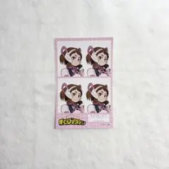 僕のヒーローアカデミア 証明写真風ステッカー 麗日お茶子