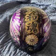 半帽 ヘルメット 富士山 桜 ラメ塗装 コルク半 - メルカリ
