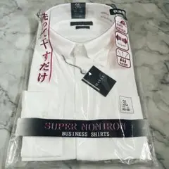 メンズ ワイシャツ 3L HAVEL ノーアイロンシャツ 長袖